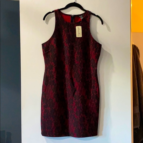 Red lace Forever 21 dress - Picture 1 of 3